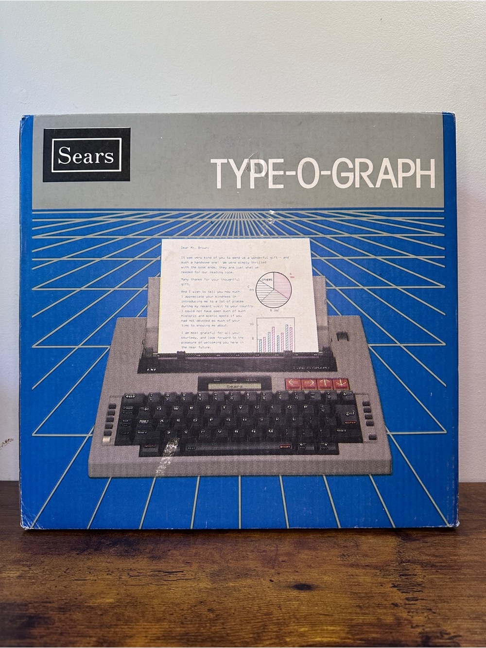 Vintage Sears Type-O-Graph Typewriter Model 35370 LXI Rare Plotter With Box